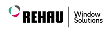 Logo of REHAU Window Solutions.